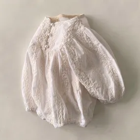0-2T INS Baby Embroidered Western Style Jumpsuit Romper 100-Day-Old Romper Wholesale Baby Clothes