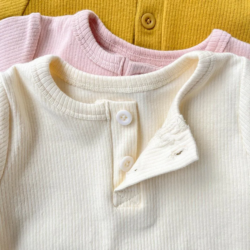 0~2Y Ins Korean Version Of Summer Clothes Baby Jumpsuit Short-Sleeved Triangle Romper Baby Long-Sleeved Bottoming Romper Summer Wholesale Baby Clothes