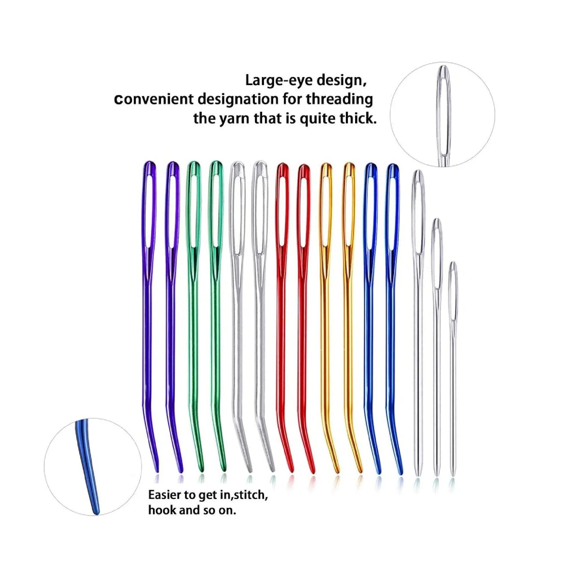 17 Pieces Yarn Needle Set
