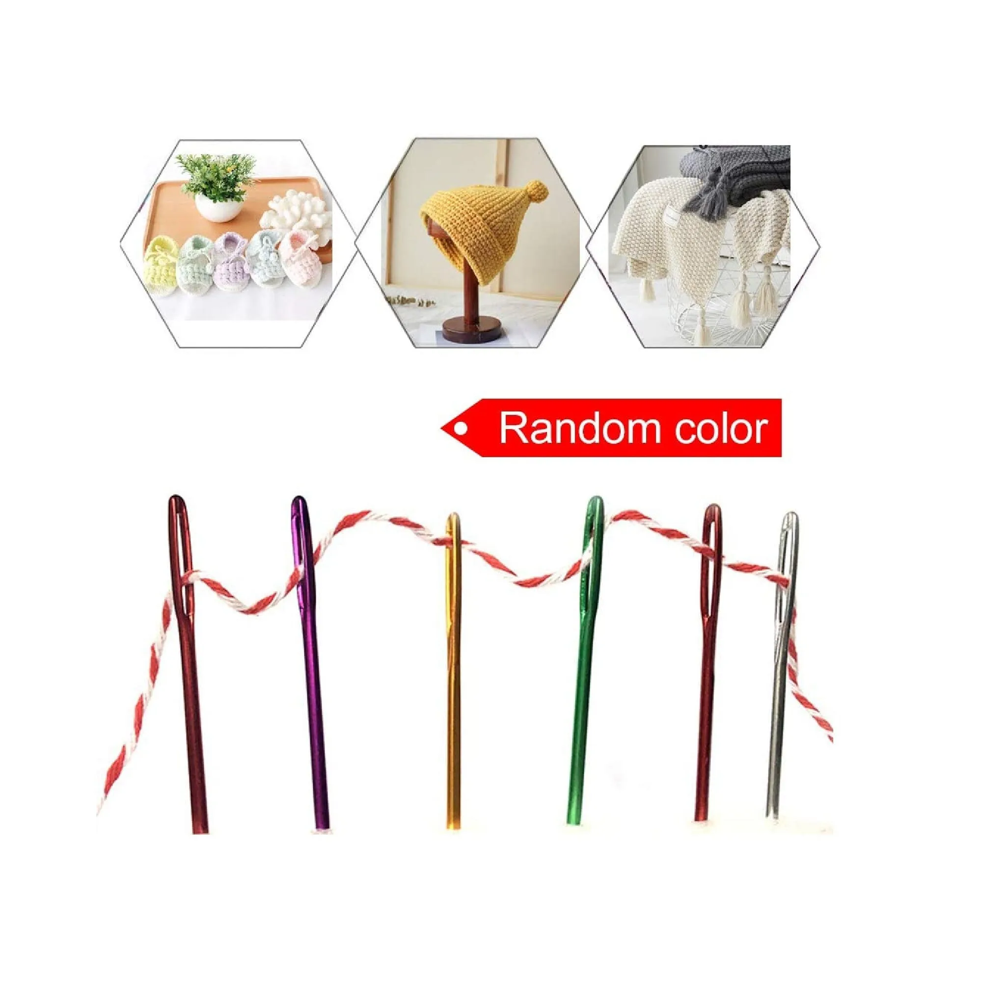 17 Pieces Yarn Needle Set