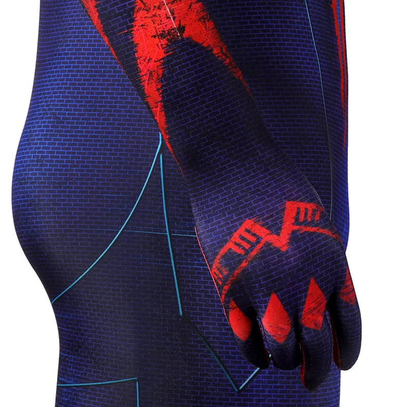 Adults Spiderman 2099 Miguel O'Hara Cosplay Bodysuit Spiderman Across the Spider-Verse Cosplay Costume