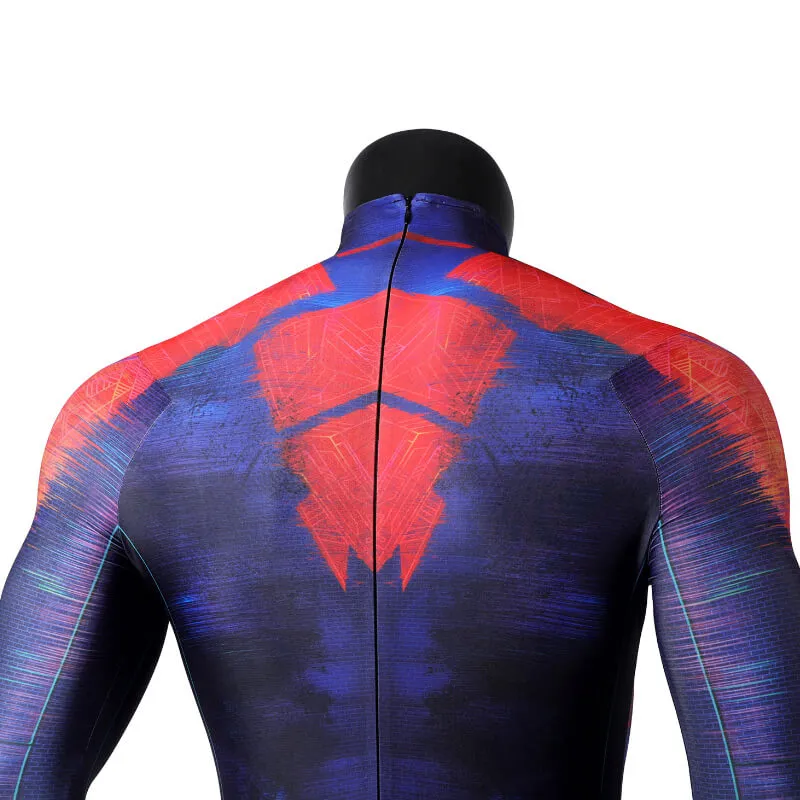 Adults Spiderman 2099 Miguel O'Hara Cosplay Bodysuit Spiderman Across the Spider-Verse Cosplay Costume