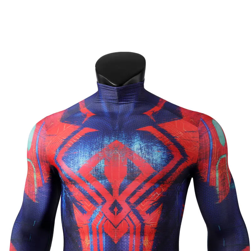 Adults Spiderman 2099 Miguel O'Hara Cosplay Bodysuit Spiderman Across the Spider-Verse Cosplay Costume