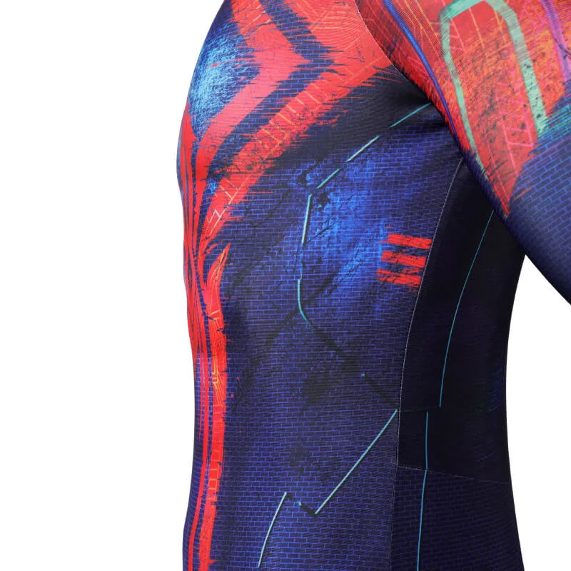 Adults Spiderman 2099 Miguel O'Hara Cosplay Bodysuit Spiderman Across the Spider-Verse Cosplay Costume