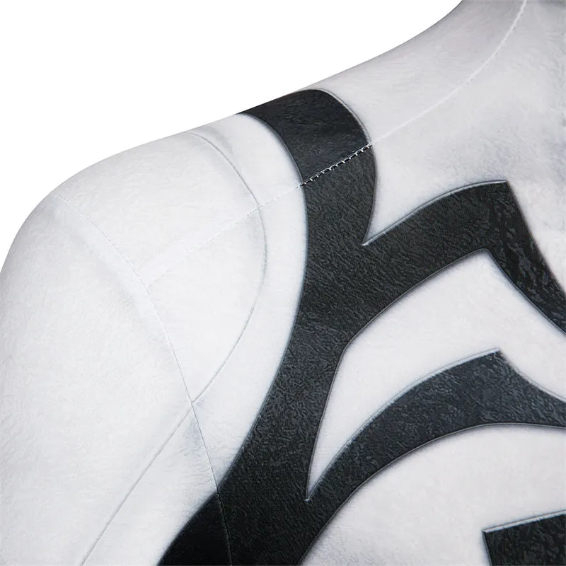 Anti-Venom Suit Spider Man Edward Eddie Brock Cosplay Costume Halloween Jumpsuit