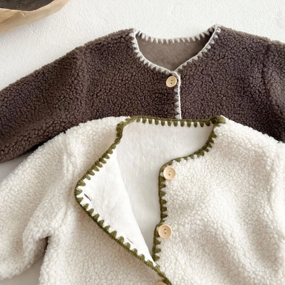 Autumn and Winter Fleece Baby Jumpsuit Wholesale
