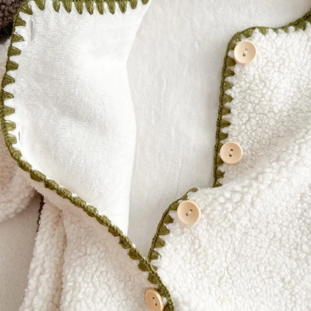 Autumn and Winter Fleece Baby Jumpsuit Wholesale