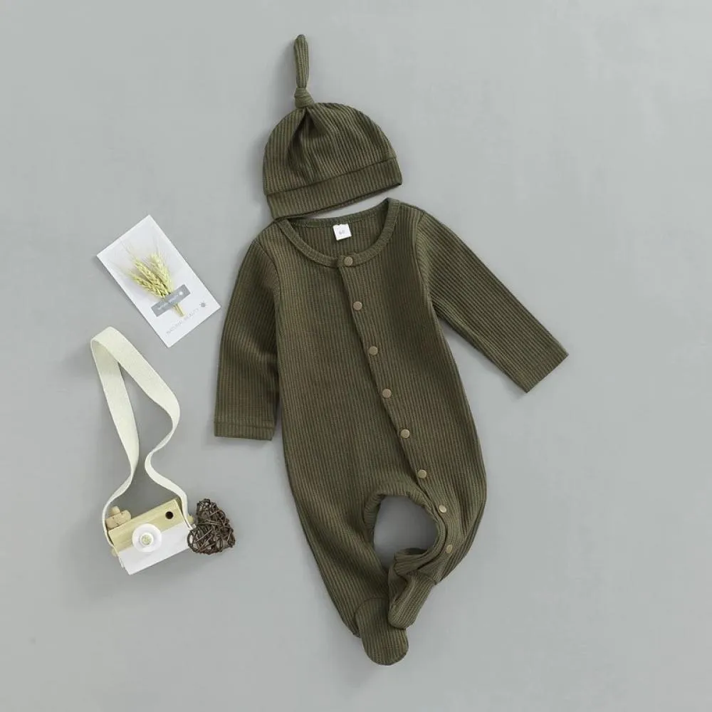 Autumn Baby Solid Color Jumpsuit Wholesale Baby Suppliers