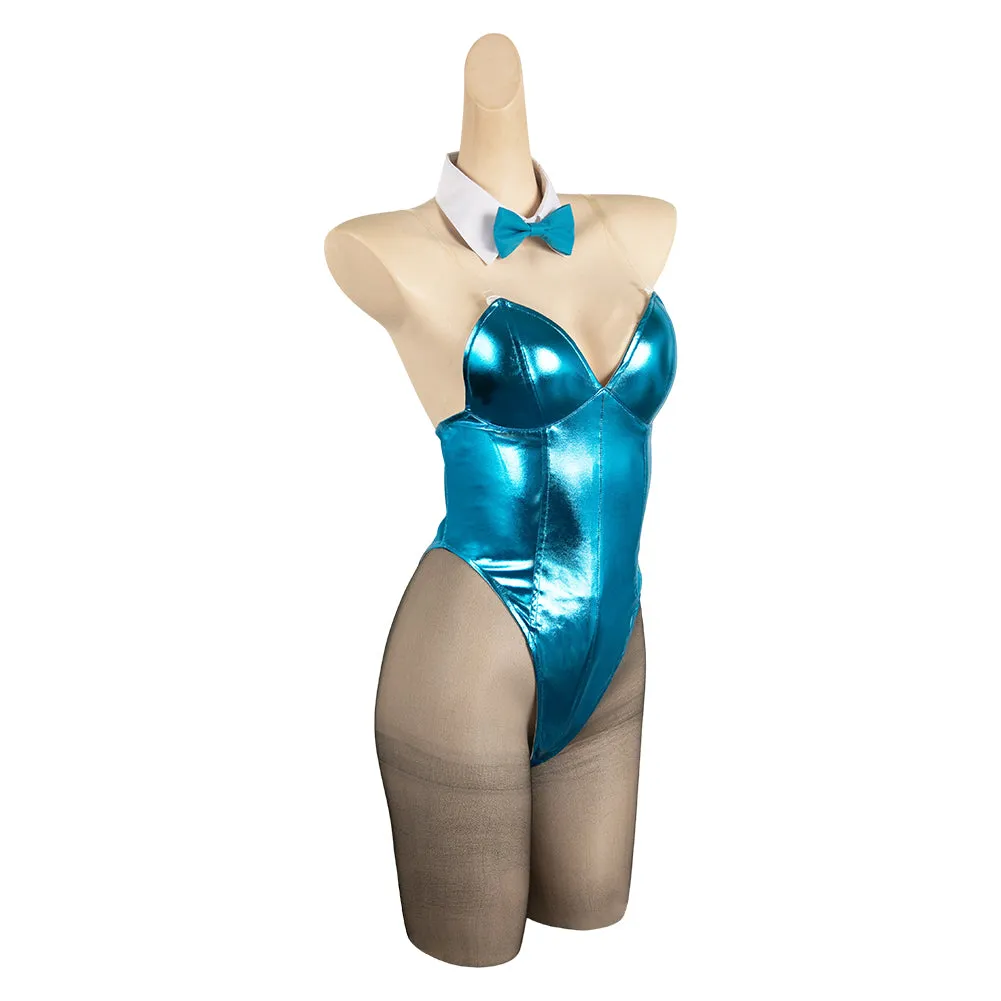 Blue Archive Ichinose Asuna Blue Bunny Girl Suit Cosplay Costume Outfits