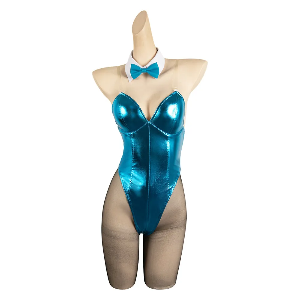Blue Archive Ichinose Asuna Blue Bunny Girl Suit Cosplay Costume Outfits