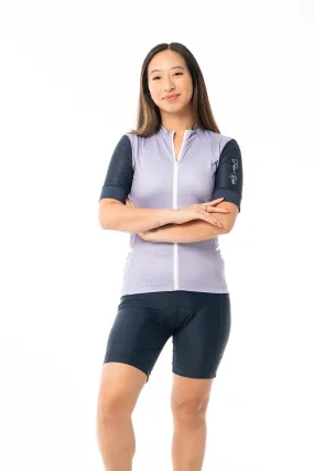 breathable cycling jersey with light mesh sleeves-FINALE SALE (LARGE)