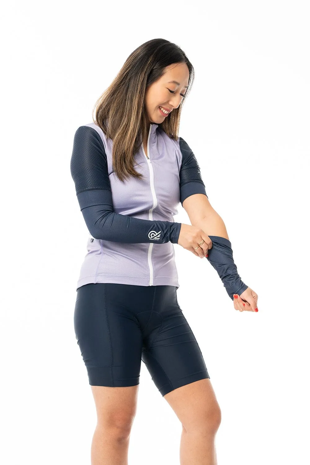 breathable cycling jersey with light mesh sleeves-FINALE SALE (SMALL)