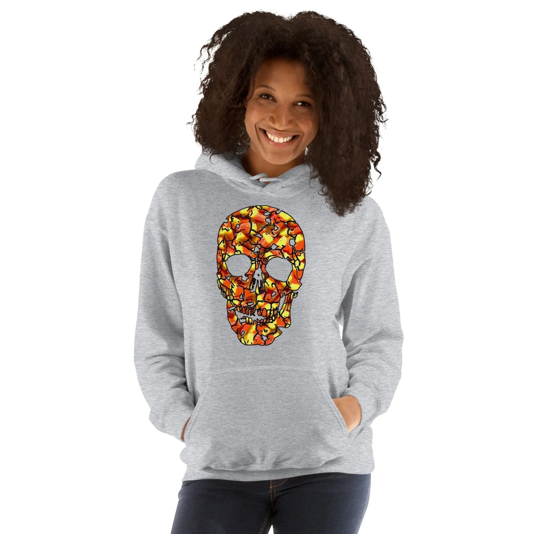 Candy Corn Skull Hoodie