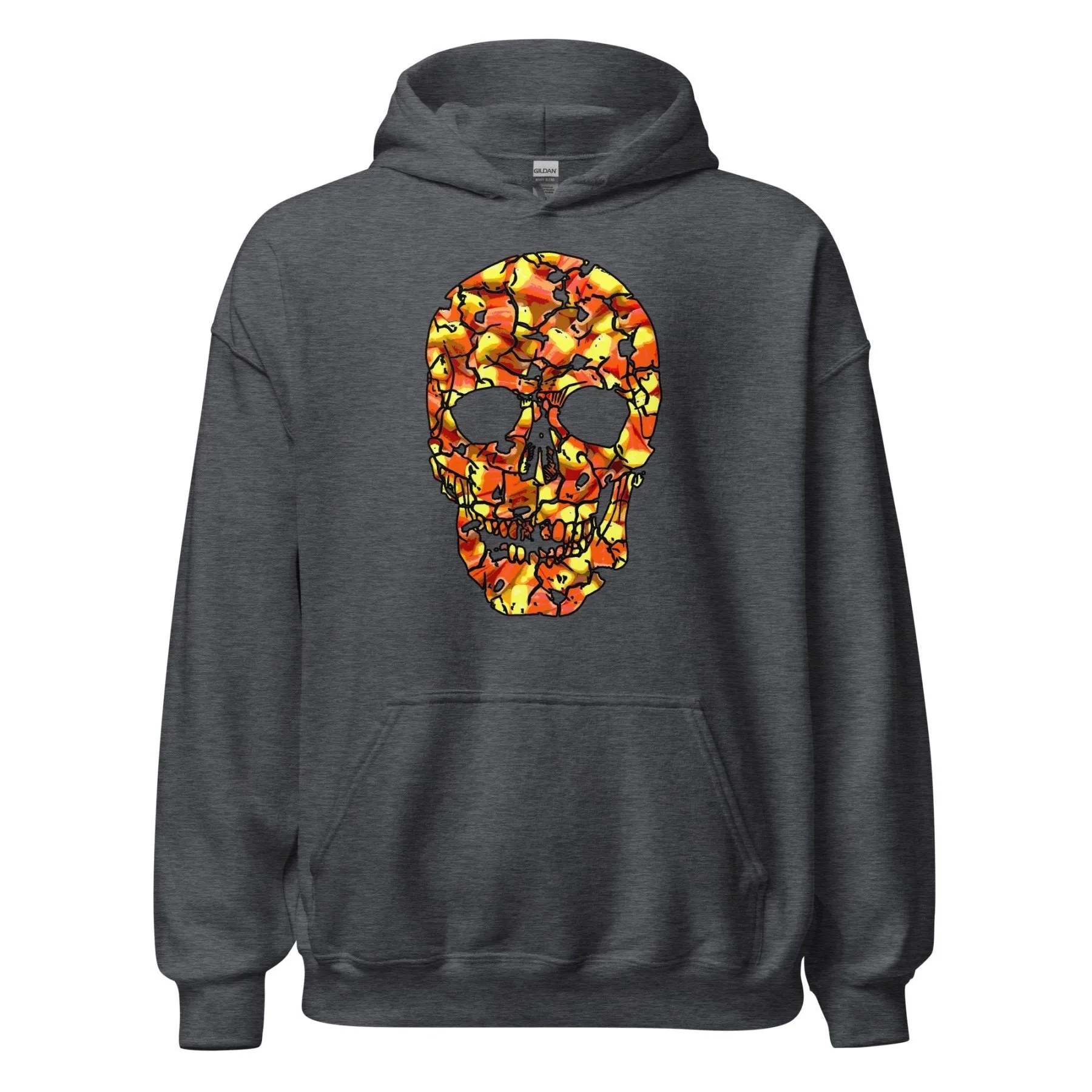 Candy Corn Skull Hoodie