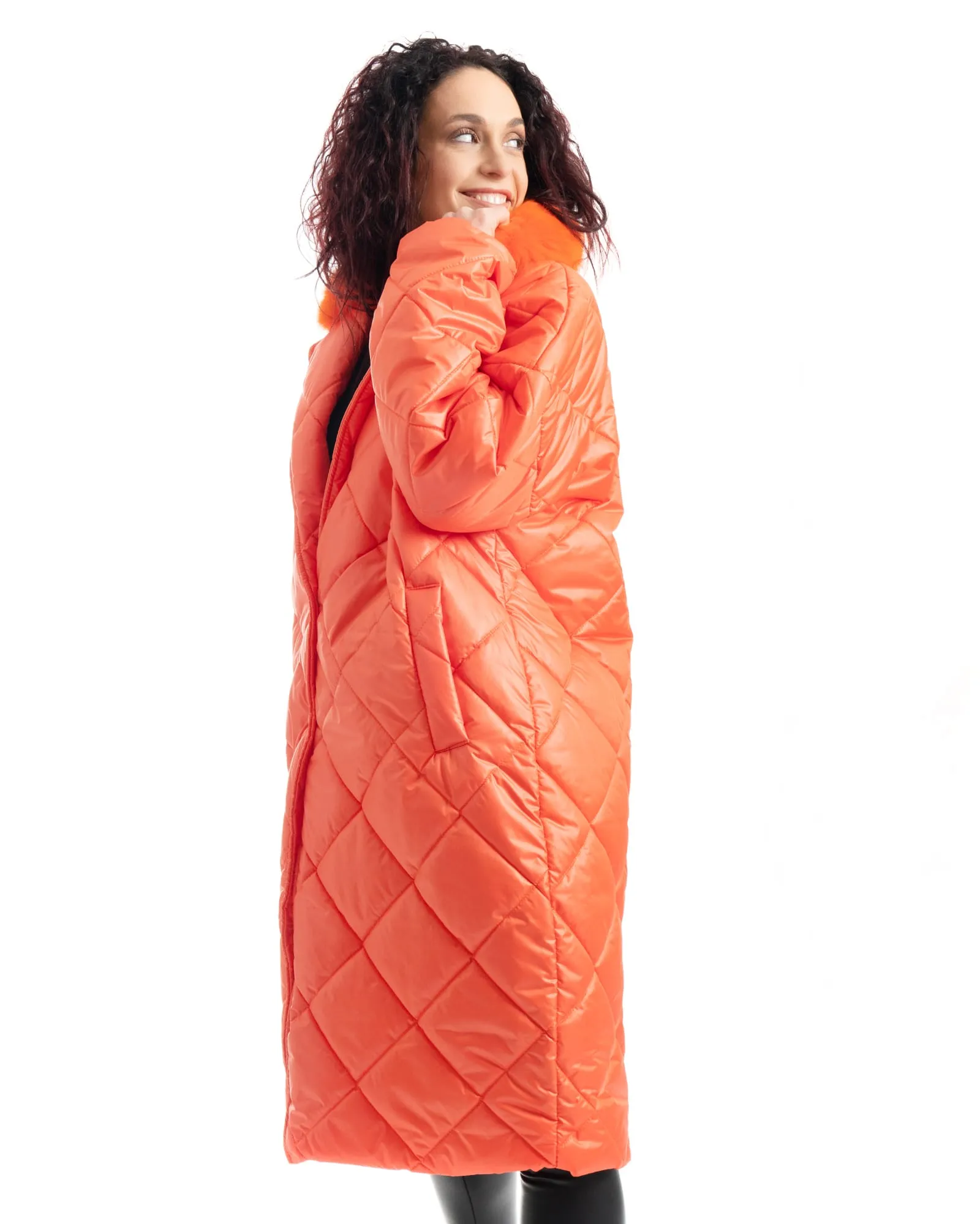 Cento Grammi with Fox collar - Orange