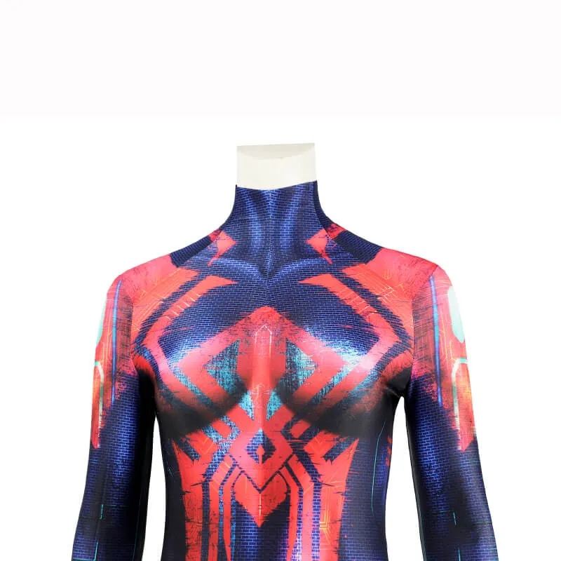 Female Spiderman 2099 Costume Miguel O'Hara Cosplay Bodysuit Spiderman Across the Spider-Verse Jumpsuit