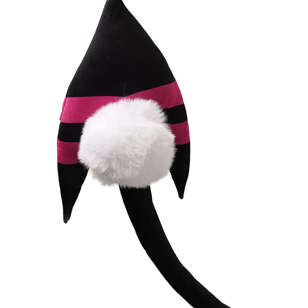 Helluva Boss Hazbin Hotel Fizzarolli Women Green Outfit Party Carnival Halloween Cosplay Costume