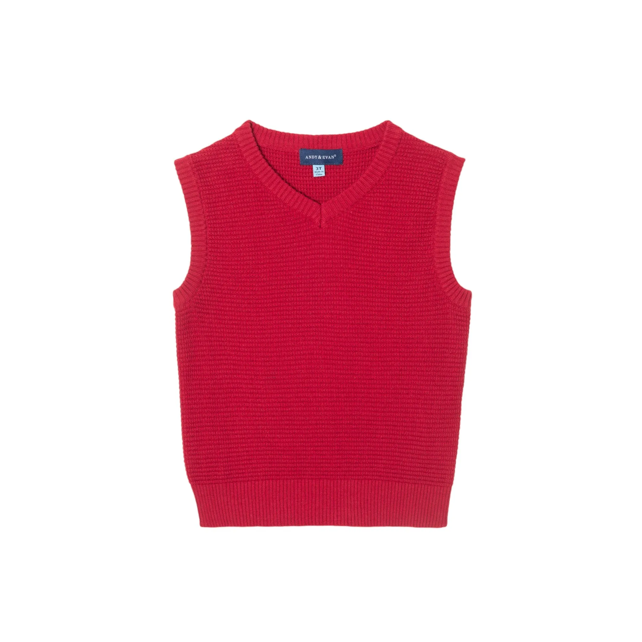 Kids (2-4) Buttondown & Sweater Vest Set | Festive Plaid