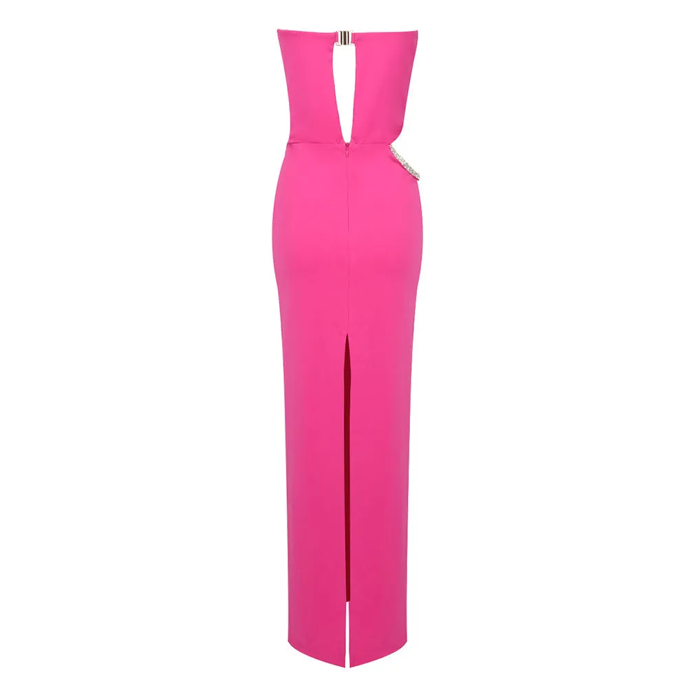 KittenAlarm - Emerie Strapless Cutout Tube Dress