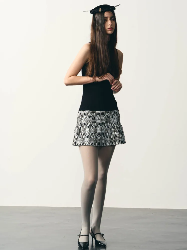Knit slim vest dress【s0000007327】
