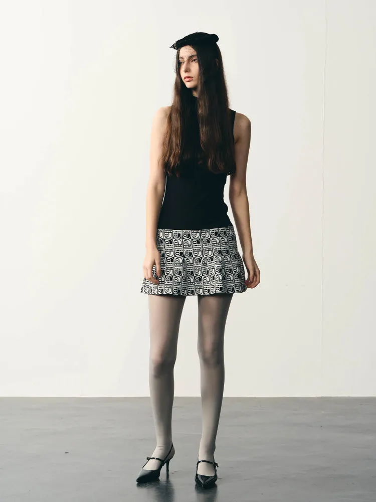 Knit slim vest dress【s0000007327】