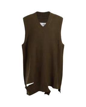 Knit vest Mini Dress