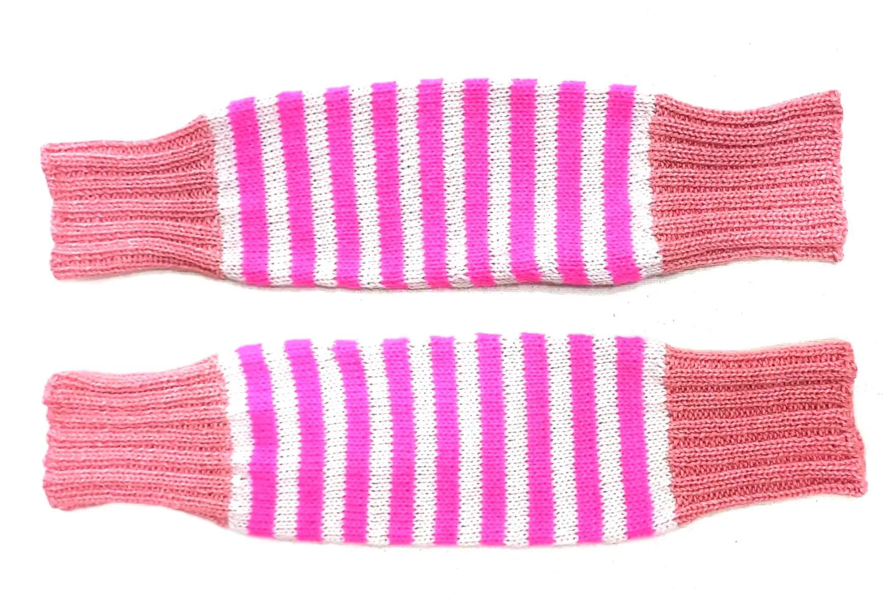 Leg/Arm Warmers - Pink Stripe