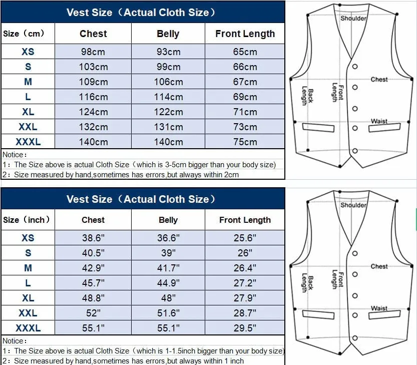 Men's Leisure Fashion Notch Lapel Herringbone Waistcoat