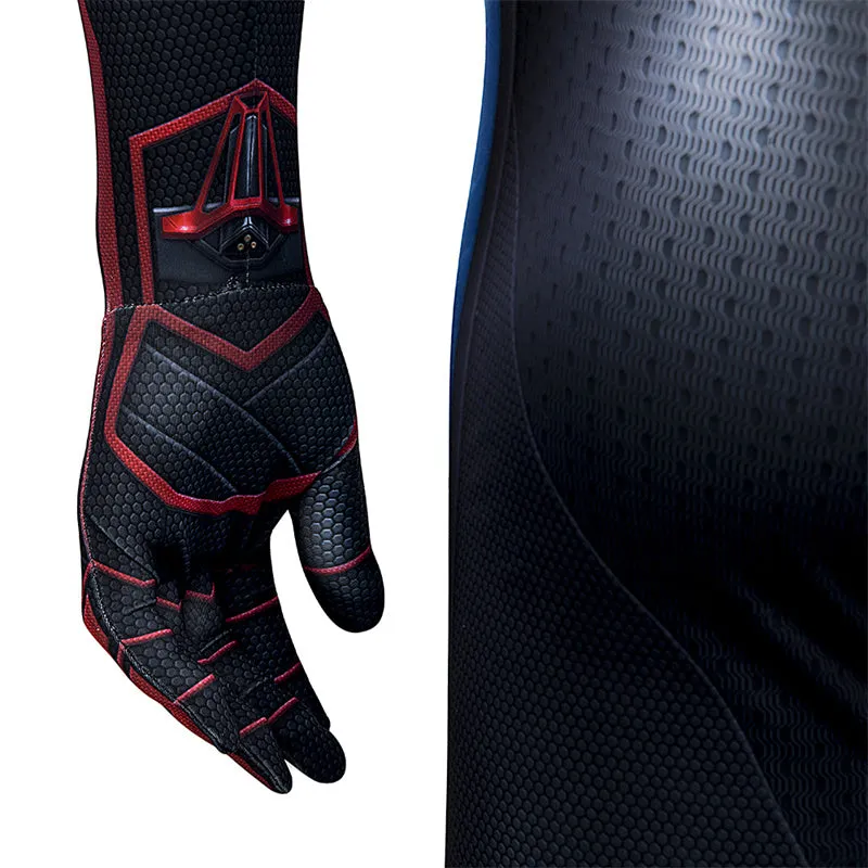 Miles Morales Evolved Suit Spider-Man 2 PS5 Cosplay Costumes Halloween Jumpsuit