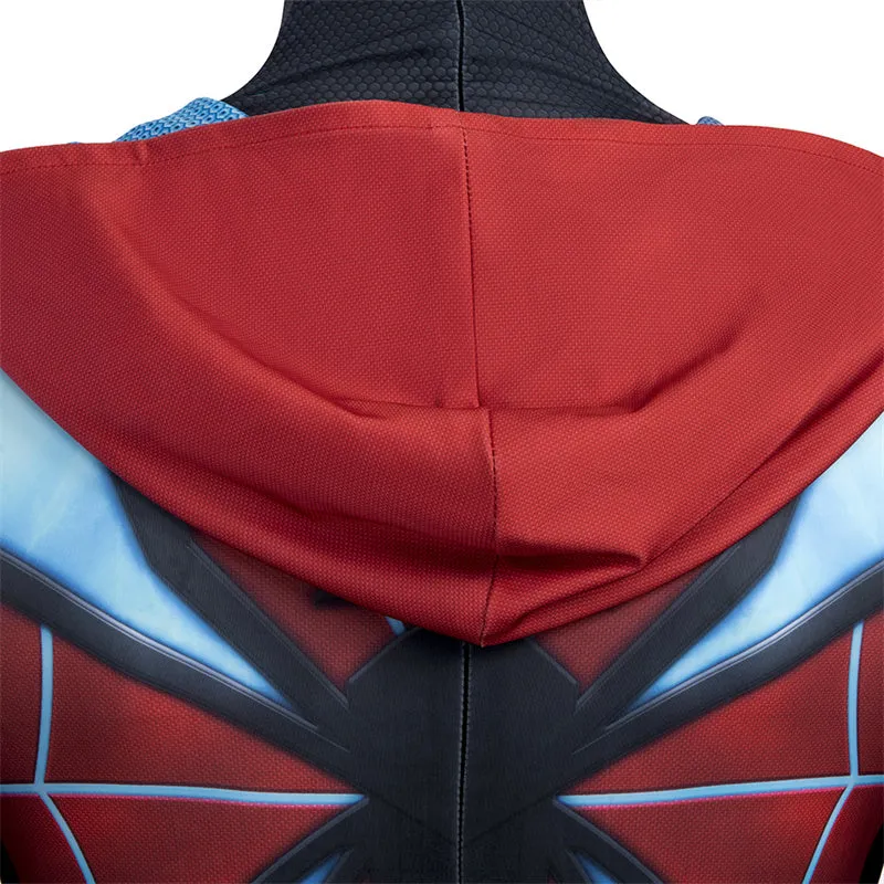 Miles Morales Evolved Suit Spider-Man 2 PS5 Cosplay Costumes Halloween Jumpsuit