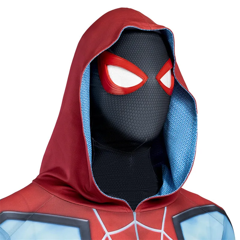 Miles Morales Evolved Suit Spider-Man 2 PS5 Cosplay Costumes Halloween Jumpsuit