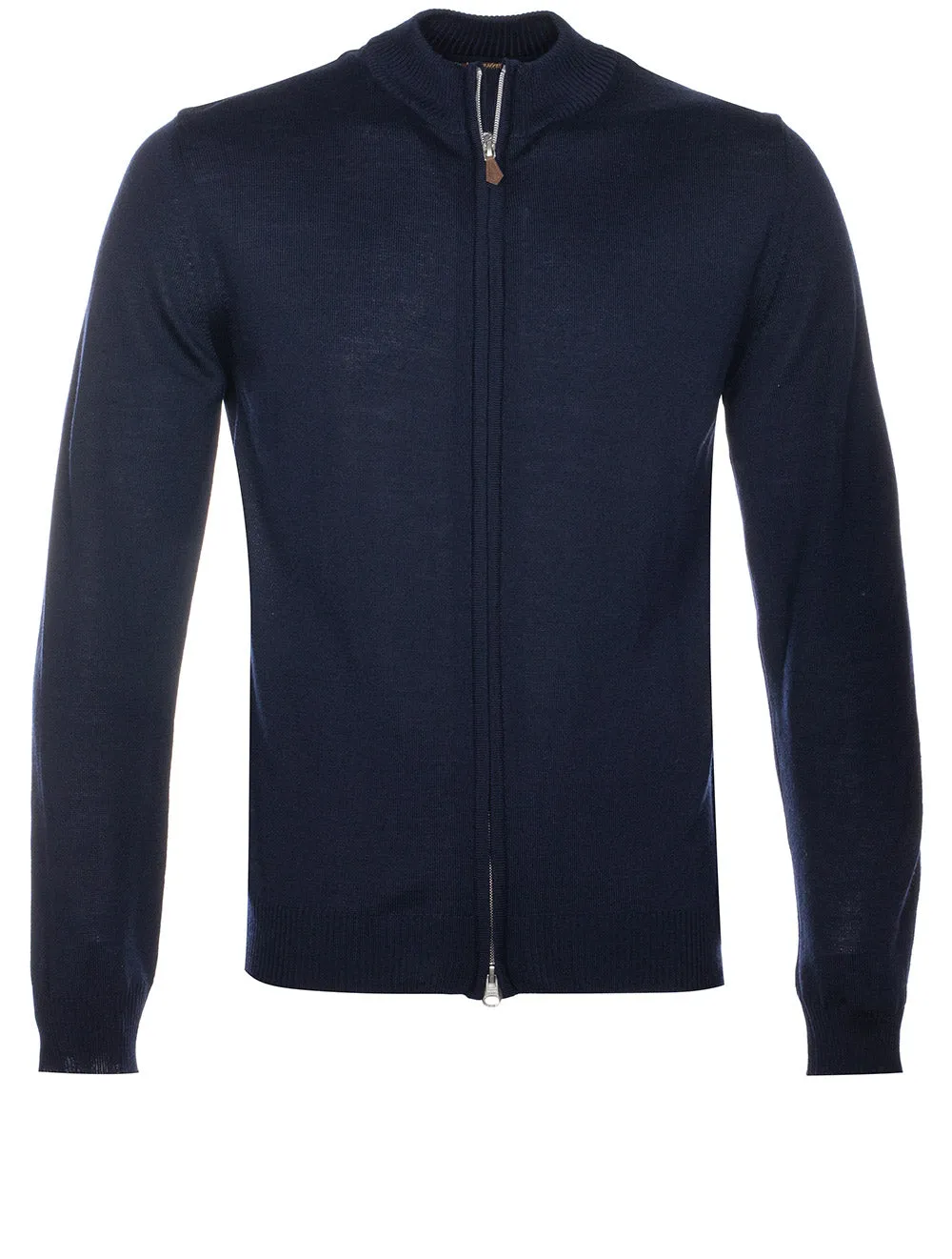 Navy Full Zip Cardigan