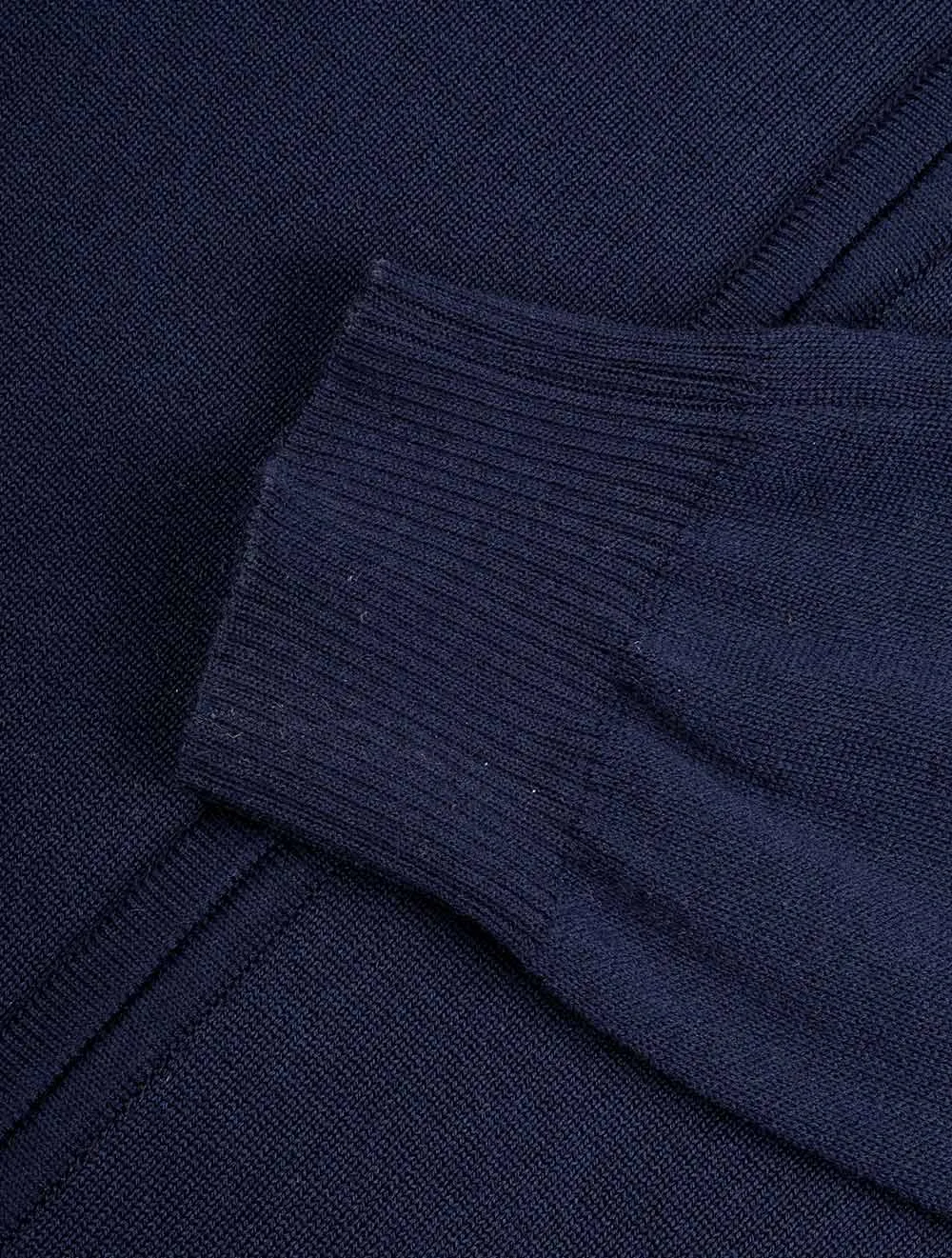 Navy Full Zip Cardigan