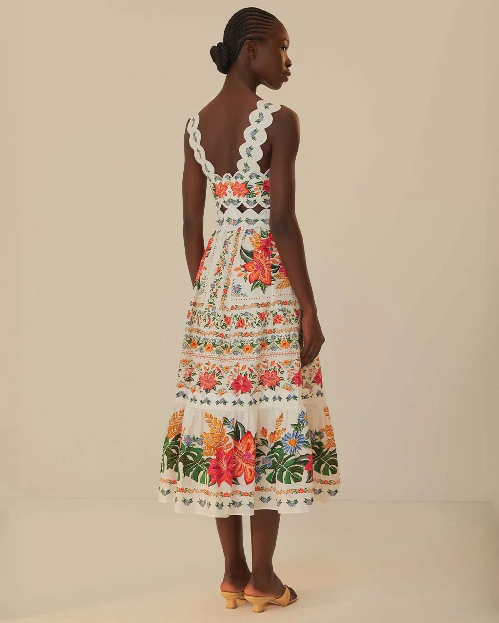 Off-White Bloom Garden Maxi Dress