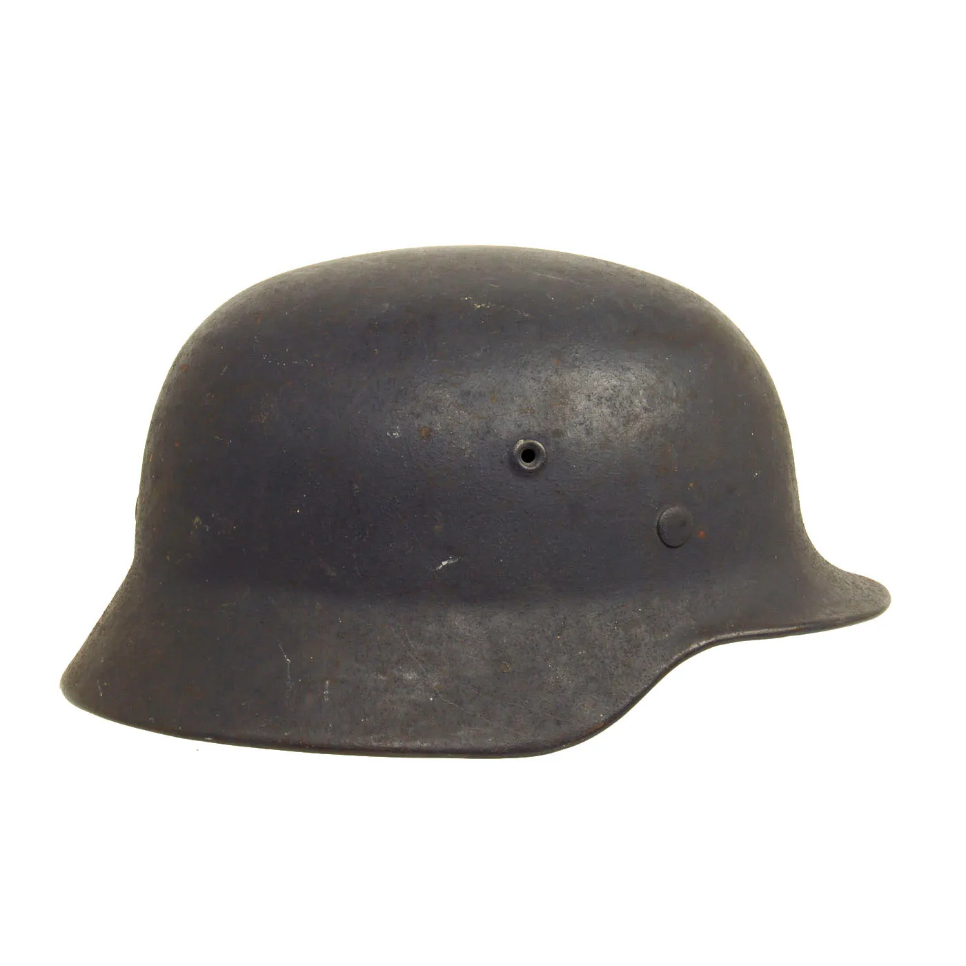 Original German WWII Extra Large M40 Single Decal Luftwaffe Helmet with 61cm Liner & Chinstrap - SE68