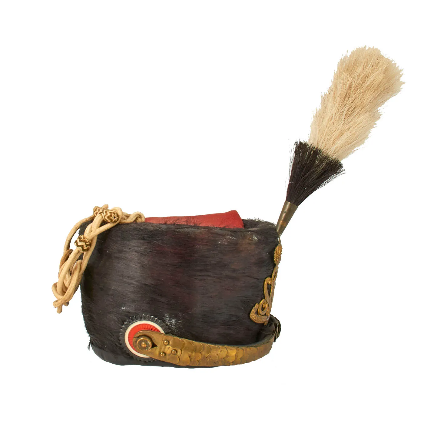 Original Imperial German WWI Prussian Hussar Regiment 7 Officer Private Purchase Pelzmütze Busby