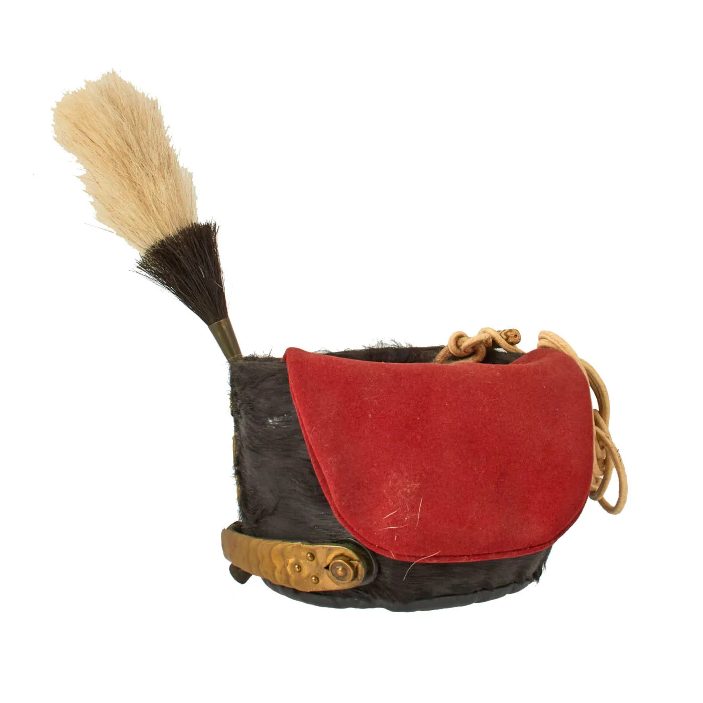 Original Imperial German WWI Prussian Hussar Regiment 7 Officer Private Purchase Pelzmütze Busby