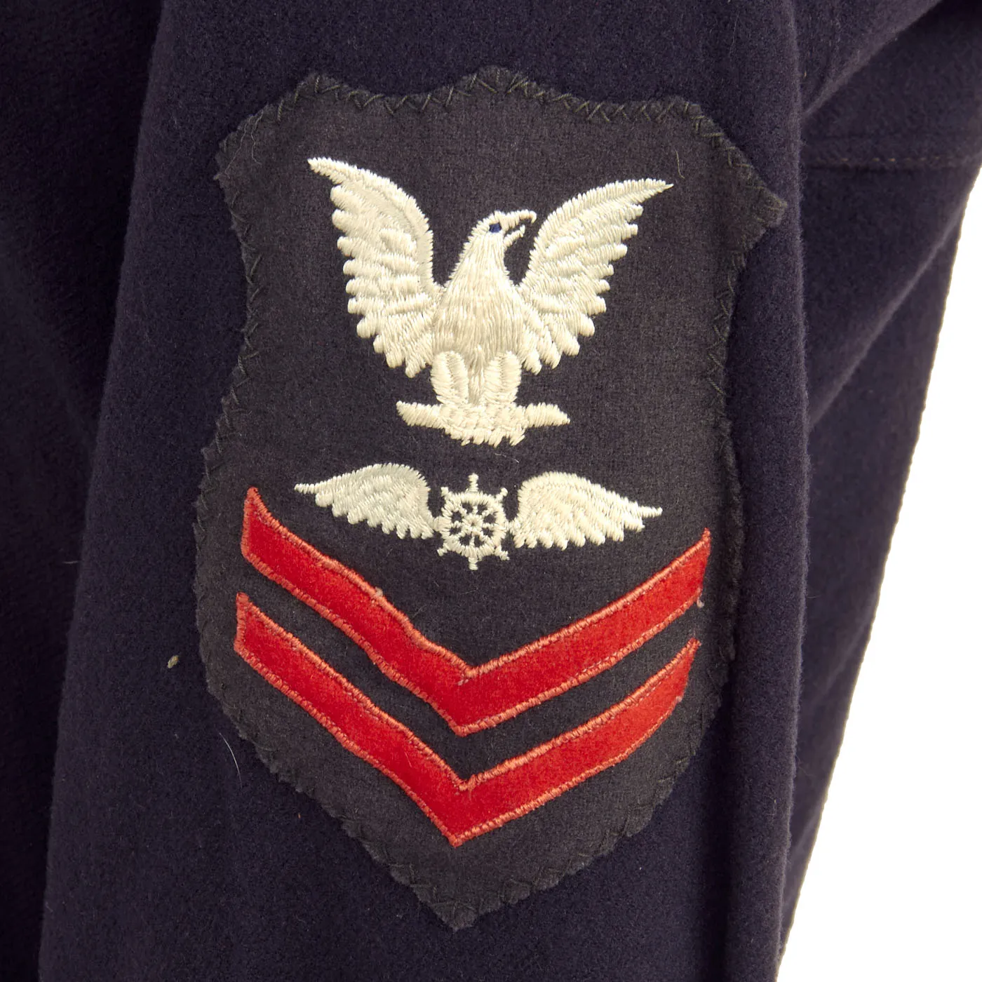 Original U.S. WWI US Navy Named Aviation Crewman’s’ Dress Blue Uniform Set - 2nd Class Aviation Quartermaster R. L. Caldwell