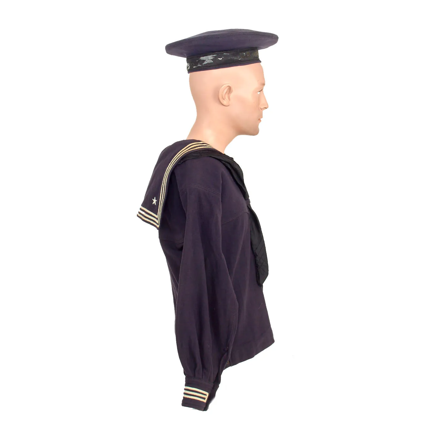 Original U.S. WWI US Navy Named Aviation Crewman’s’ Dress Blue Uniform Set - 2nd Class Aviation Quartermaster R. L. Caldwell