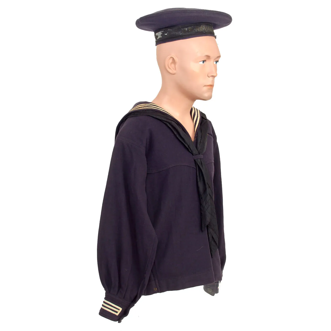 Original U.S. WWI US Navy Named Aviation Crewman’s’ Dress Blue Uniform Set - 2nd Class Aviation Quartermaster R. L. Caldwell