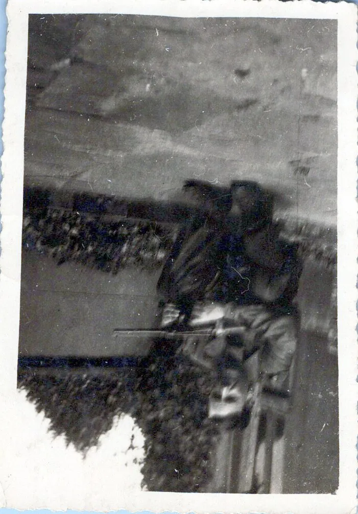 Original U.S. WWII 193rd Glider Infantry Regiment Named Uniforms with Garrison Cap, Jump Boots, Photos, Documents and More - PFC William E. Smith - 17th & 82nd Airborne Division