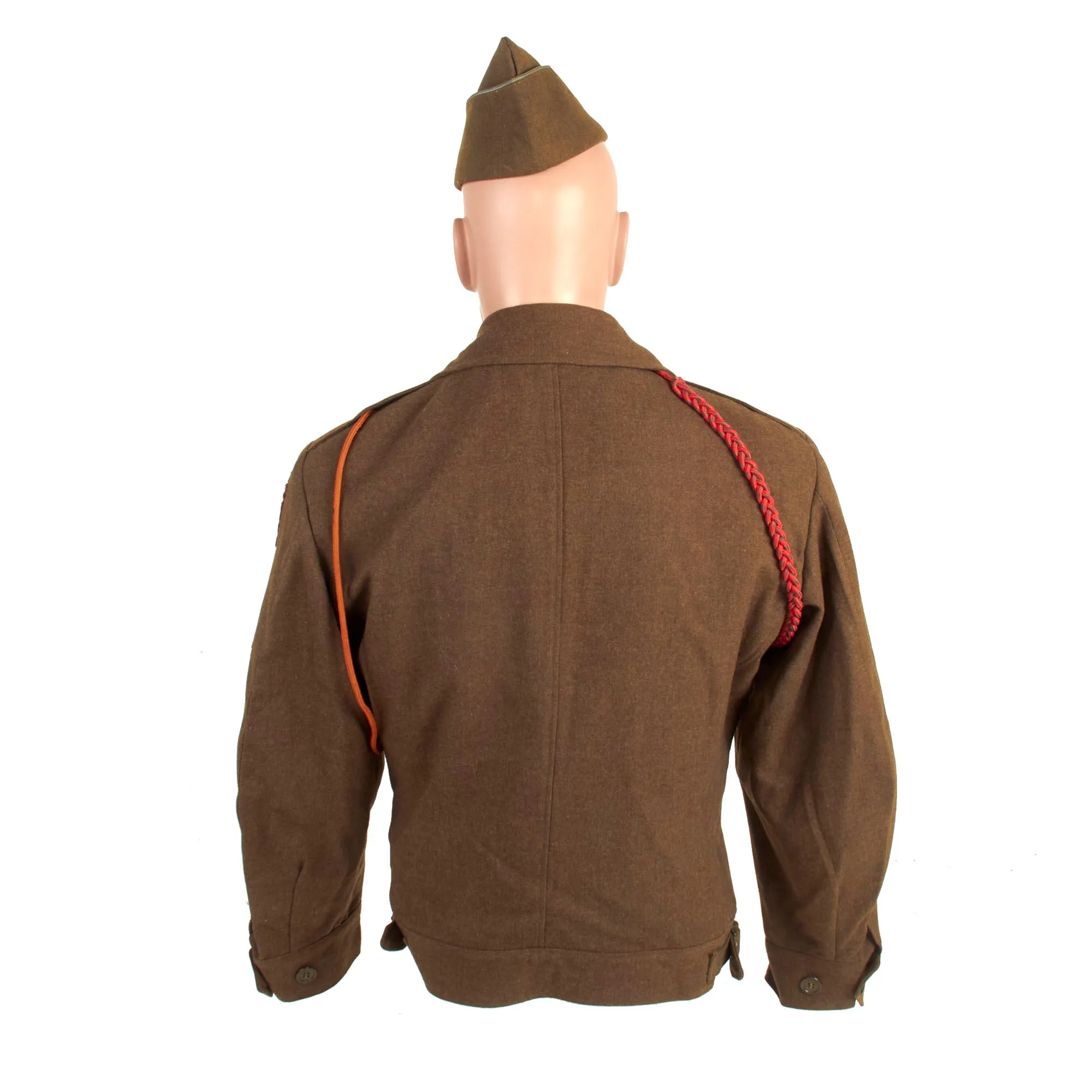 Original U.S. WWII 193rd Glider Infantry Regiment Named Uniforms with Garrison Cap, Jump Boots, Photos, Documents and More - PFC William E. Smith - 17th & 82nd Airborne Division