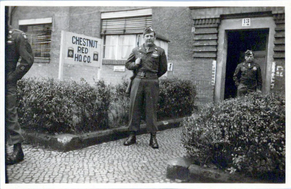 Original U.S. WWII 193rd Glider Infantry Regiment Named Uniforms with Garrison Cap, Jump Boots, Photos, Documents and More - PFC William E. Smith - 17th & 82nd Airborne Division