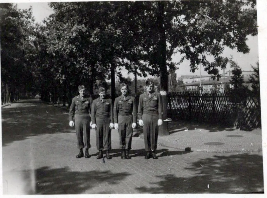 Original U.S. WWII 193rd Glider Infantry Regiment Named Uniforms with Garrison Cap, Jump Boots, Photos, Documents and More - PFC William E. Smith - 17th & 82nd Airborne Division