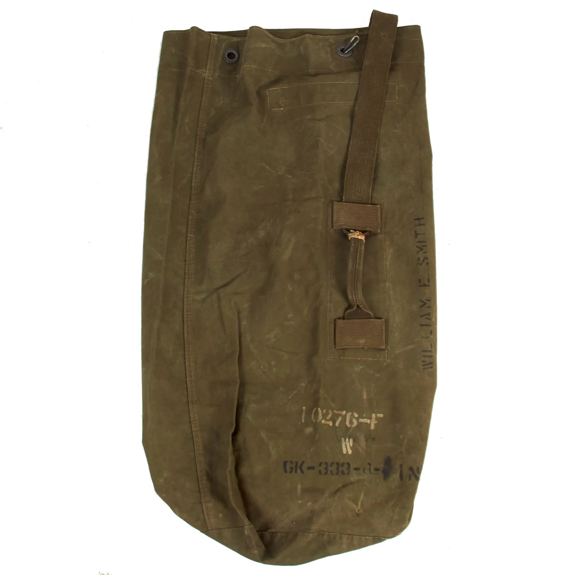 Original U.S. WWII 193rd Glider Infantry Regiment Named Uniforms with Garrison Cap, Jump Boots, Photos, Documents and More - PFC William E. Smith - 17th & 82nd Airborne Division