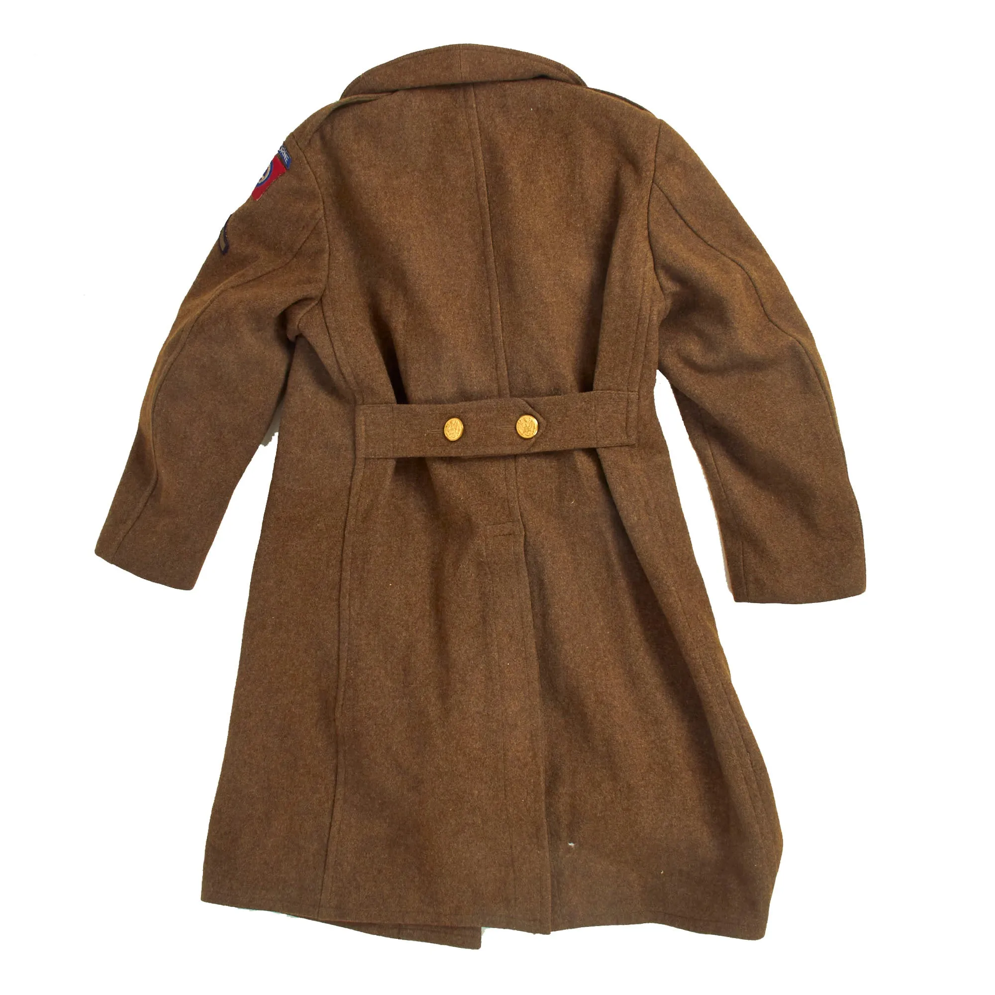 Original U.S. WWII 193rd Glider Infantry Regiment Named Uniforms with Garrison Cap, Jump Boots, Photos, Documents and More - PFC William E. Smith - 17th & 82nd Airborne Division