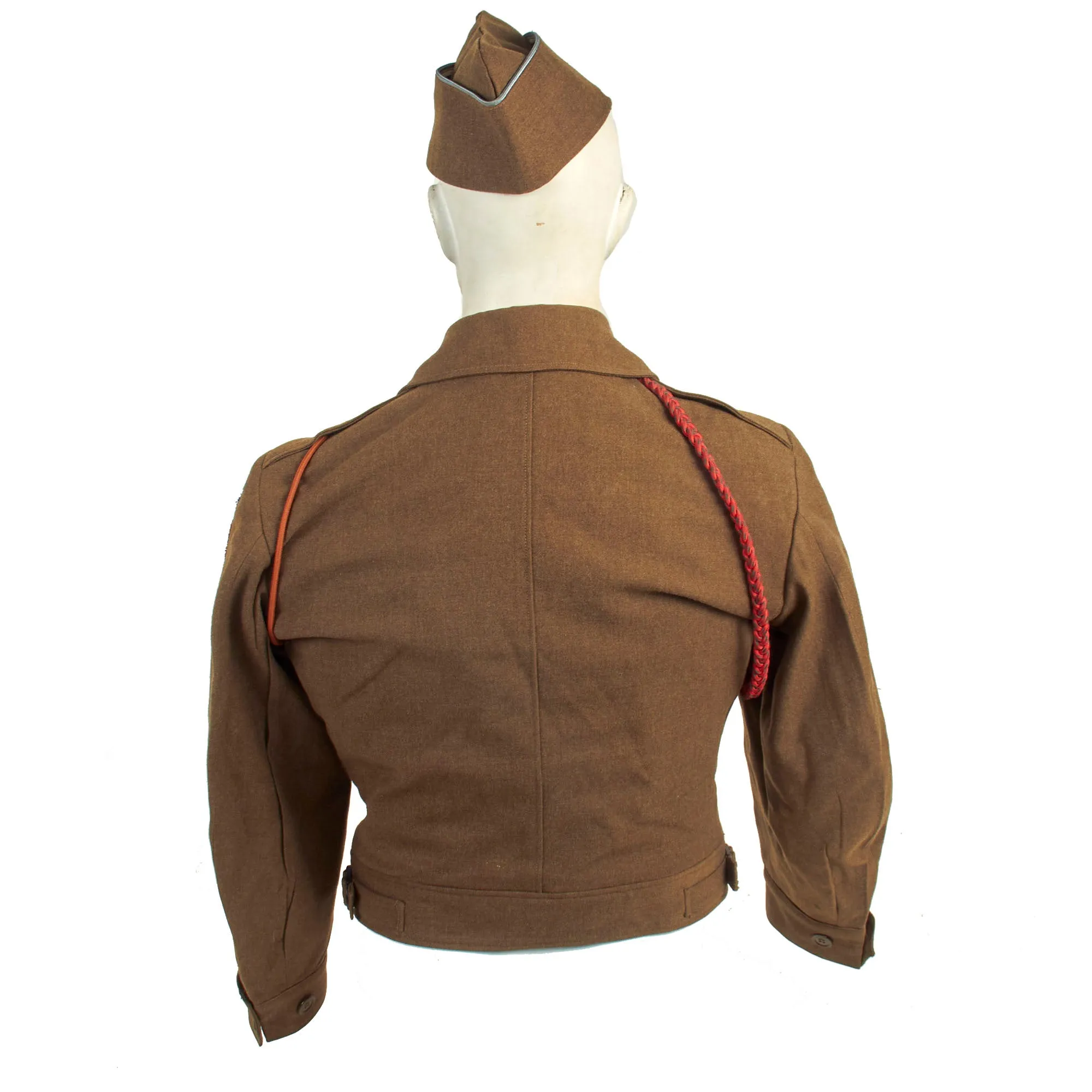 Original U.S. WWII 193rd Glider Infantry Regiment Named Uniforms with Garrison Cap, Jump Boots, Photos, Documents and More - PFC William E. Smith - 17th & 82nd Airborne Division