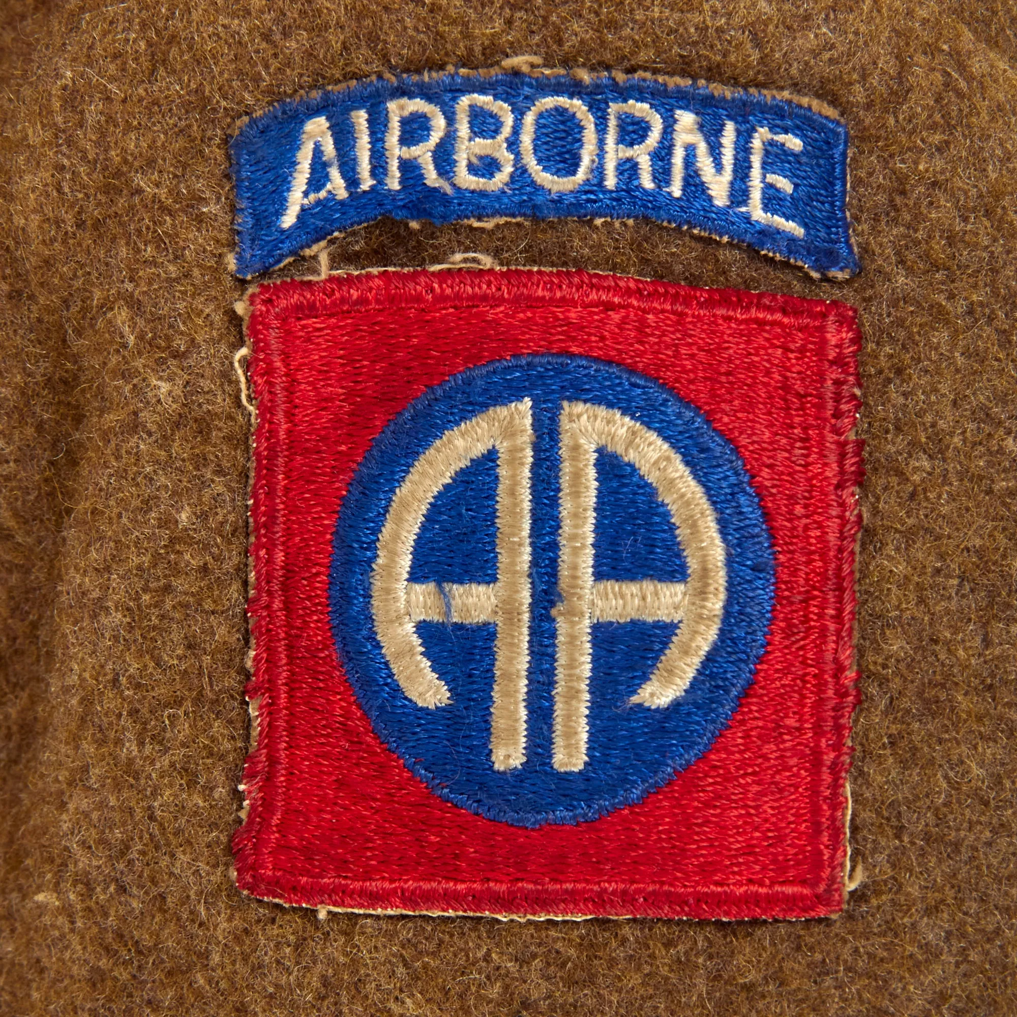 Original U.S. WWII 193rd Glider Infantry Regiment Named Uniforms with Garrison Cap, Jump Boots, Photos, Documents and More - PFC William E. Smith - 17th & 82nd Airborne Division