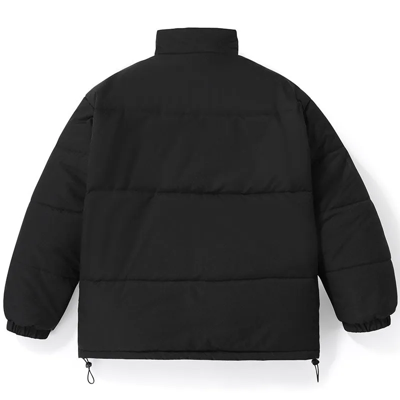 Plain Removable Gloves Padded Coat