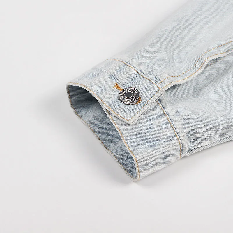 Plush Denim Jacket